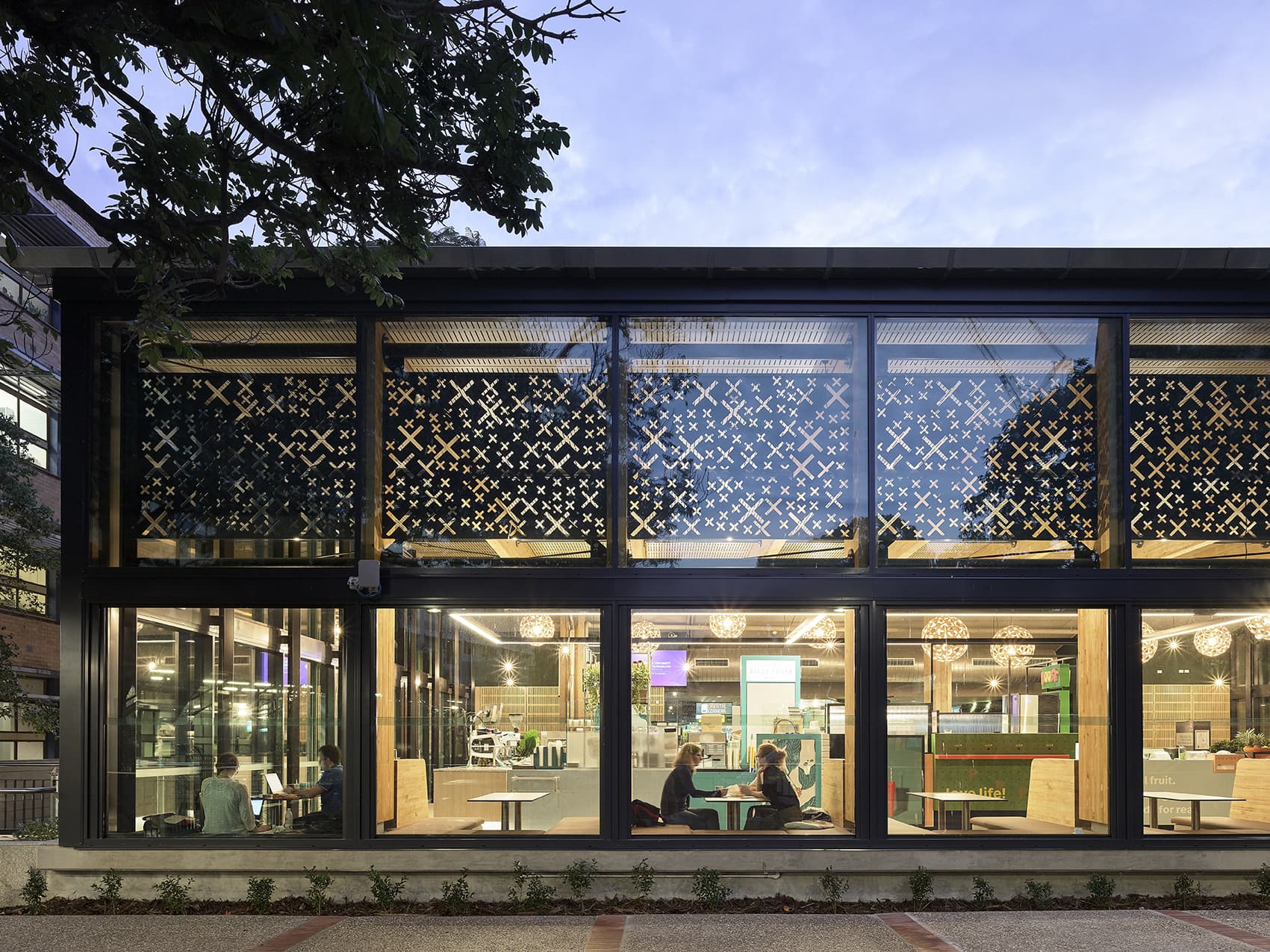 Physiology Food Court – university hospitality design by Brisbane architects DM2 Architecture